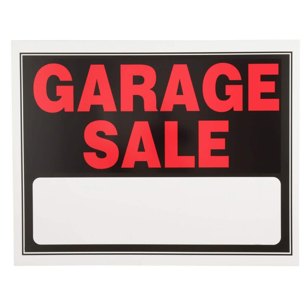 15 in. x 19 in. Day-Glow Plastic Garage Sale Sign price history on PriceWatchPro