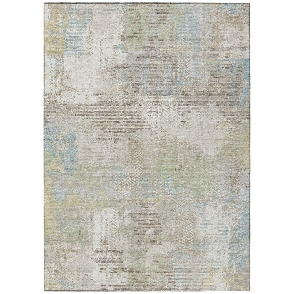 Chantille Machine Washable Indoor/Outdoor Abstract ACN2790 Ivory 5 ft. x 7 ft. 6 in. Area Rug price history on PriceWatchPro