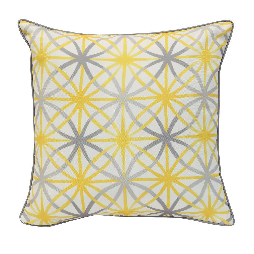 Sunny Citrus Outdoor Pillow Throw Pillow in Multi 18 x 18 - Includes 1-Throw Pillow price history on PriceWatchPro