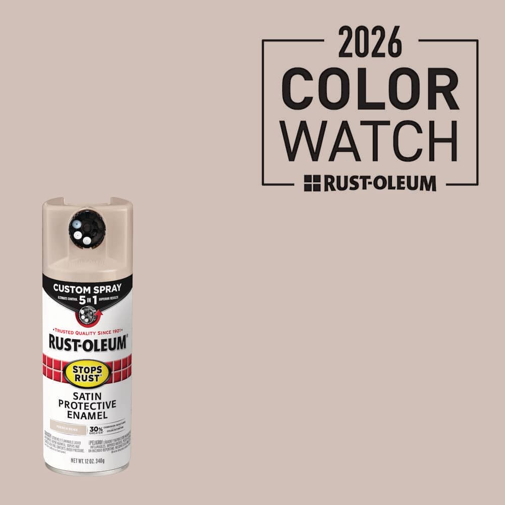 Rust-Oleum Stops Rust 12 oz. Custom Spray 5-in-1 Satin French