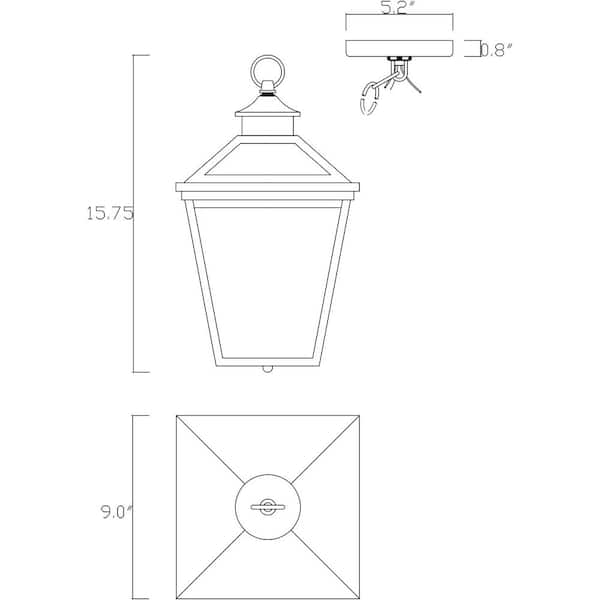 Savoy House Ellijay 5-146 Outdoor Hanging Lantern Savoy House Ellijay 5-146 Outdoor Hanging Lantern