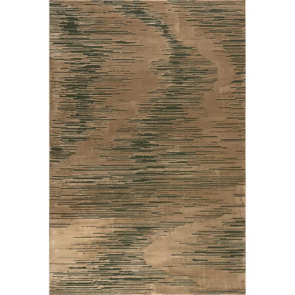 Chandani Abstract Machine Washable Green 7 ft. x 9 ft. Indoor/Outdoor Patio Rug price history on PriceWatchPro