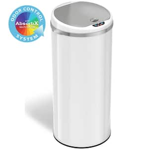 13 Gallon Oval Stainless Steel Sensor Trash Can with Odor Filter –  iTouchless Housewares and Products Inc.