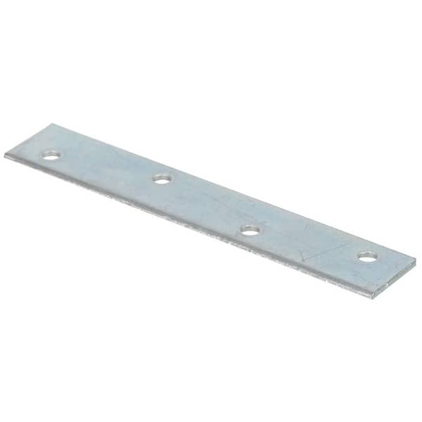 Hardware Essentials 8 x 7/8 in. Zinc Plated Mending Plate (5-Pack)