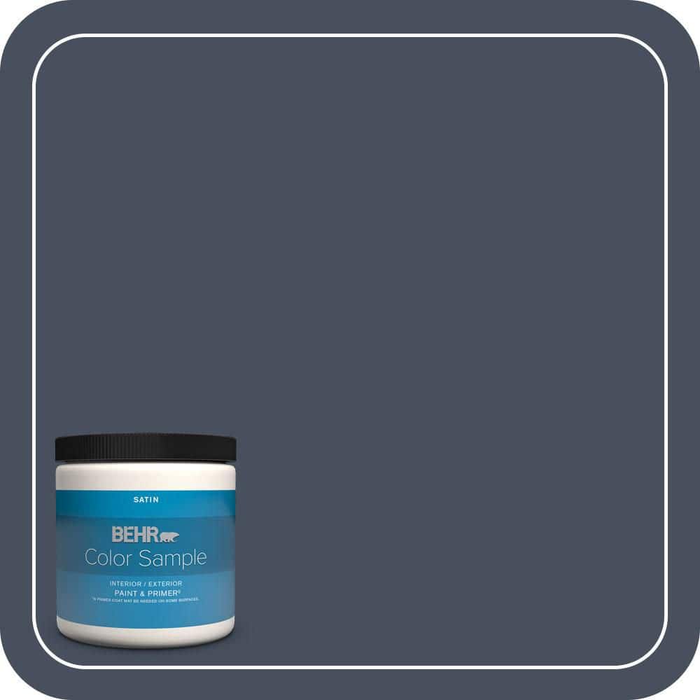 8 oz. #S510-7 Dark Denim Satin Enamel Interior/Exterior Paint & Primer Color Sample price history on PriceWatchPro
