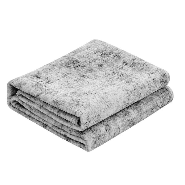 Area Rug 6 x 9 ft. Washable Boho Non-Slip and Tear-Resistant Soft Carpet, Pet Friendly Boho Rug Indoor Gray, 2025 Update