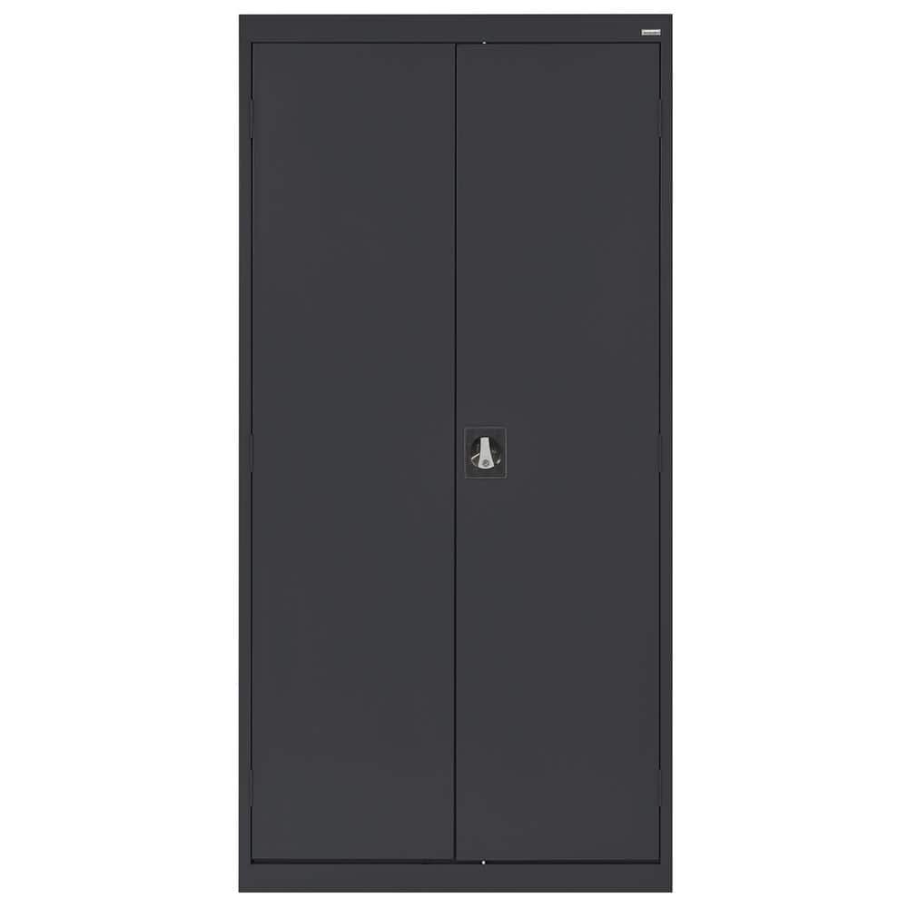 Sandusky Elite Series Steel Freestanding Garage Cabinet in Black (36 in. W x 72 in. H x 18 in. D) -  EA4R361872-09