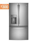 Profile 22.1 cu. ft. French Door Refrigerator with Door-in-Door in Fingerprint Resistant Stainless Steel, Counter Depth