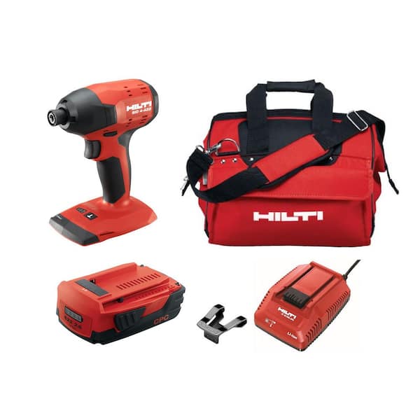 22V Lithium-Ion 1/4 in. Hex Brushless Cordless SID 4 Impact Driver Kit with 4.0 Battery, Charger and Bag
