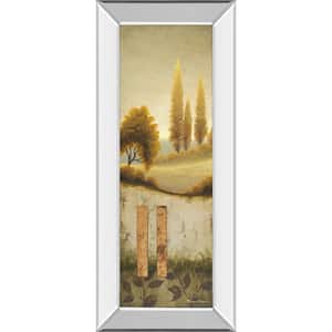 "Beyond The Village" By Michael Marcon Mirror Framed Print Wall Art 18 in. x 42 in.