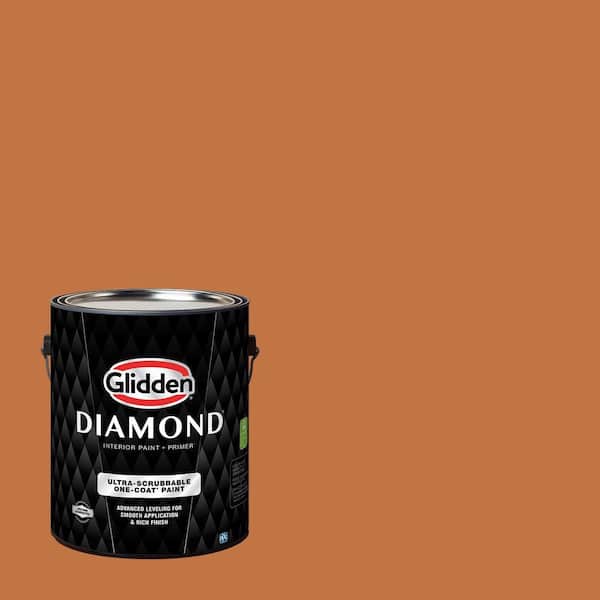 Glidden Diamond 1 gal. PPG1200-6 Ginger Root Eggshell Interior Paint with Primer