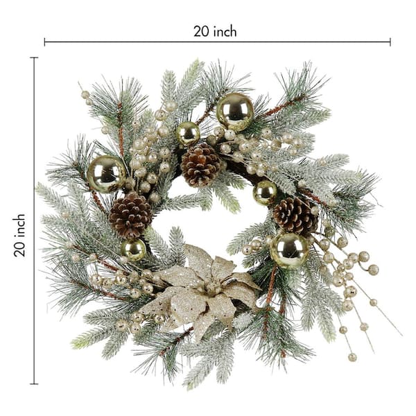 20 in. Handcrafted Multicolor Pre-Lit LED Artificial Christmas