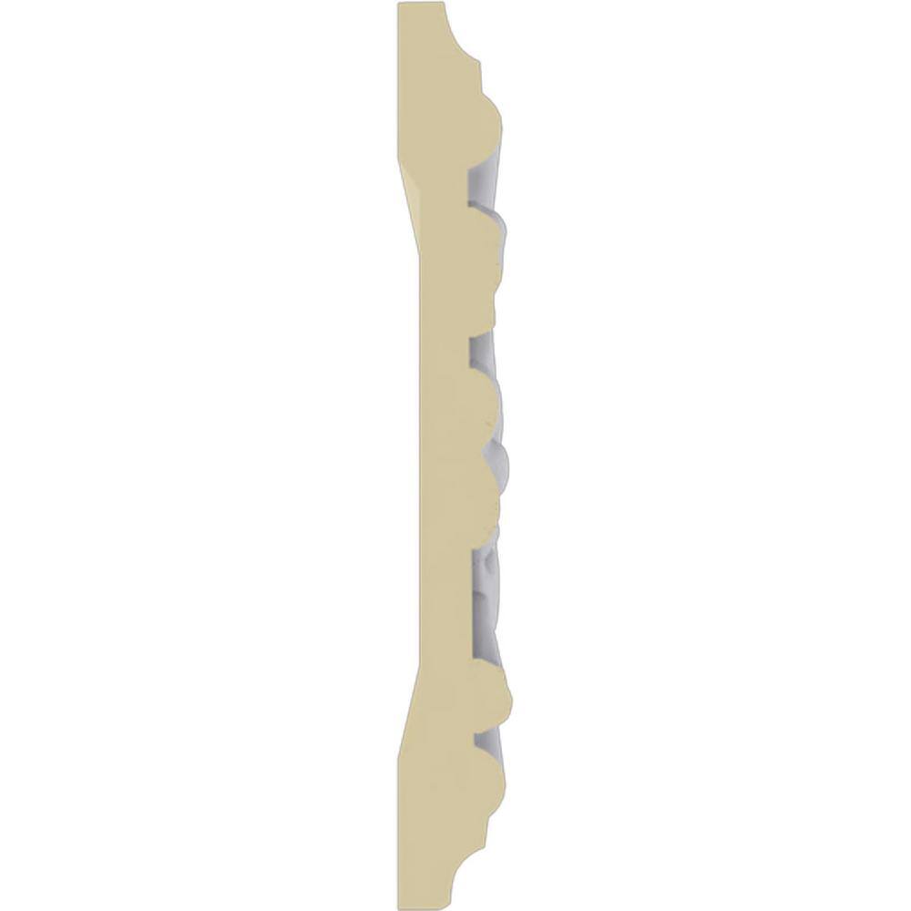 White Polyurethane Aberdeen Crown Moulding 94.5" Length