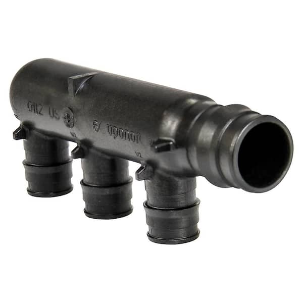 ProPEX 3/4 in. PEX-A Expansion Barb Engineered Polymer Closed Multi-Port Tee with 1/2 in. Branches, 3-Outlets (10-Pack)