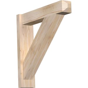 6 in. x 24 in. x 24 in. Douglas Fir Traditional Craftsman Smooth Outlooker