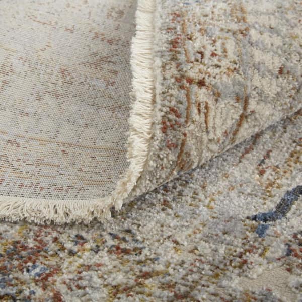 3 ft. x 5 ft. Blue Oriental Area Rug