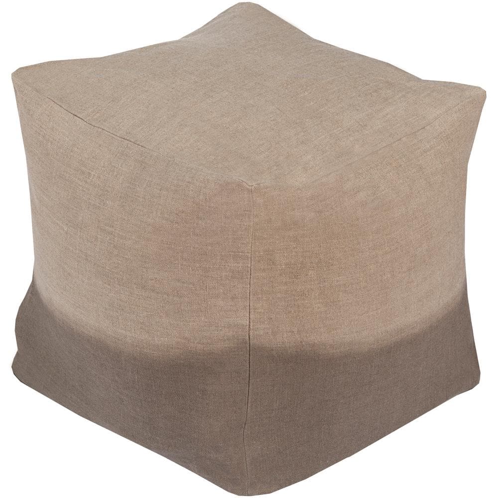 Livabliss Itoku Taupe Accent Pouf