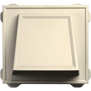 6 in. Hooded Siding Vent #020-Heritage Cream