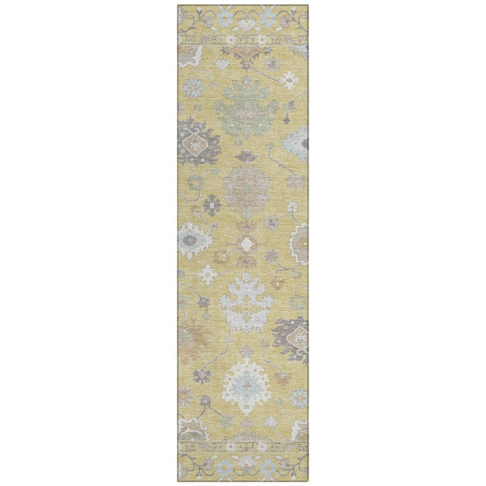 Chantille Machine Washable Indoor/Outdoor Abstract ACN2675 Wheat 2 ft. x 7 ft. Runner Rug price history on PriceWatchPro