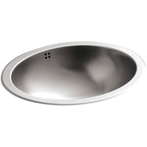Bachata Drop-in or Undermount Stainless Steel Bathroom Sink in Satin Finish