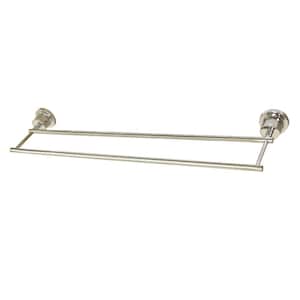 Concord 30 in. Wall Mount Dual Towel Bar in Polished Nickel