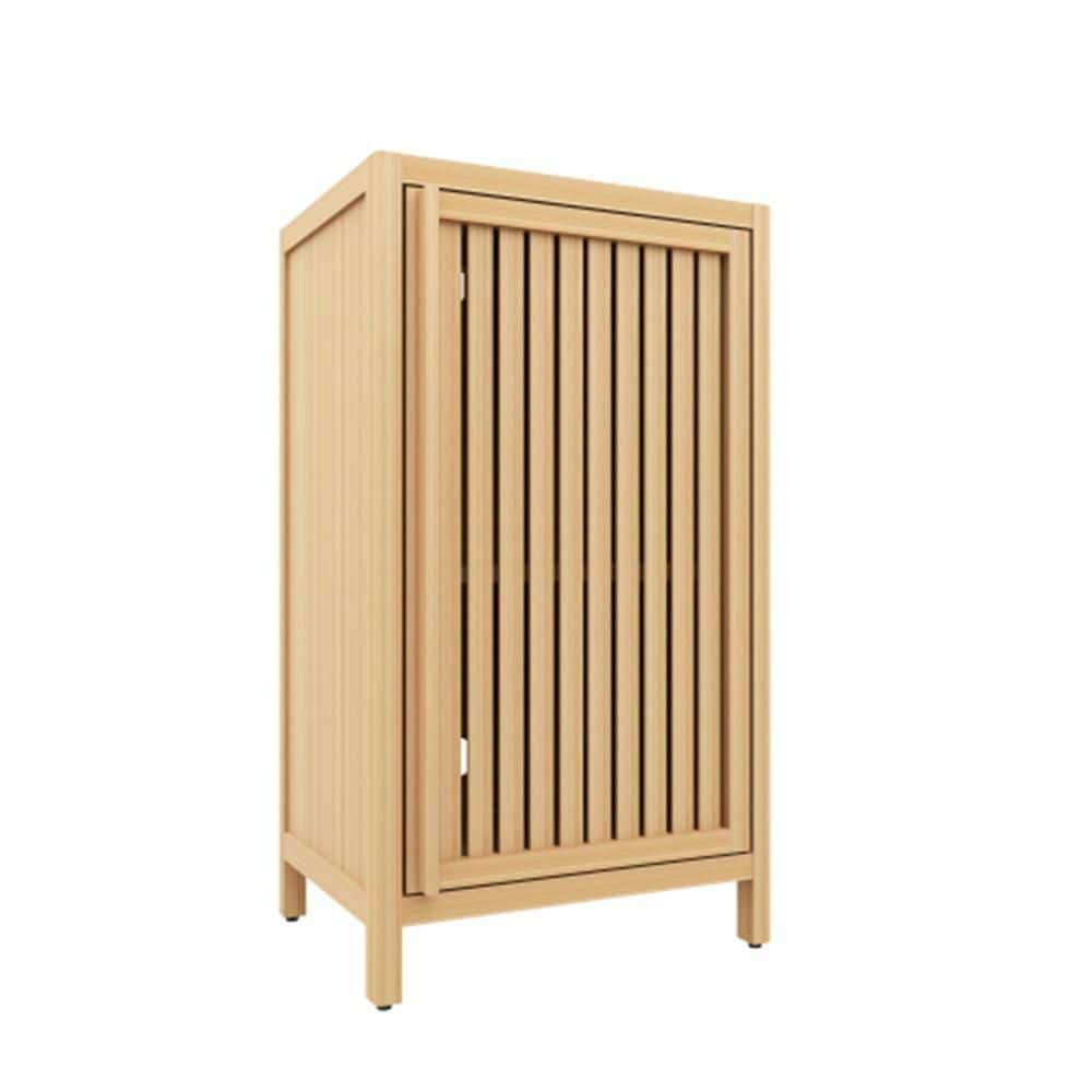 Elegant Bamboo Bathroom Storage Cabinet-Versatile Freestanding Floor Unit w