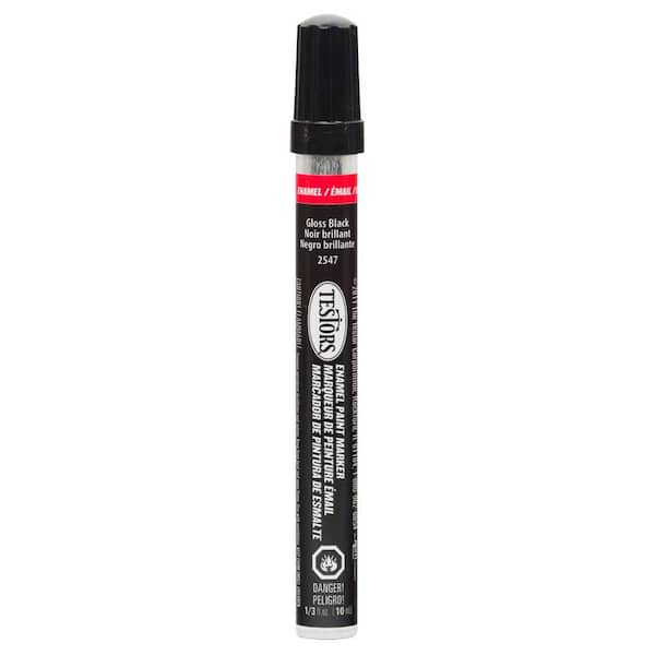 Testors Gloss Black Enamel Paint Marker (6-Pack)