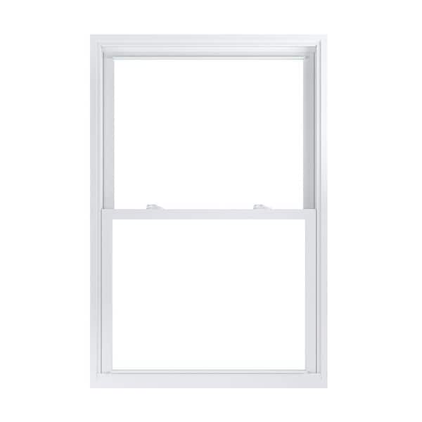 American Craftsman 35.75 in. x 53.25 in. 70 Pro Series Low-E Argon Glass Double Hung White Vinyl Replacement Window, Screen Incl