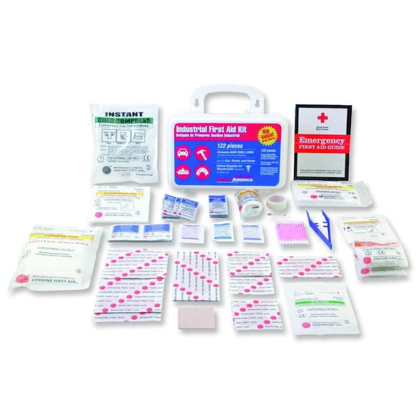 Ready America 122-Piece Industrial First Aid Kit (4-Pack)