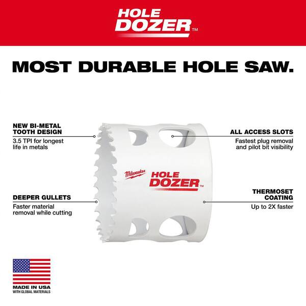 Milwaukee 49-56-0027 13/16-Inch Hole Dozer Bi-Metal Hole Saw