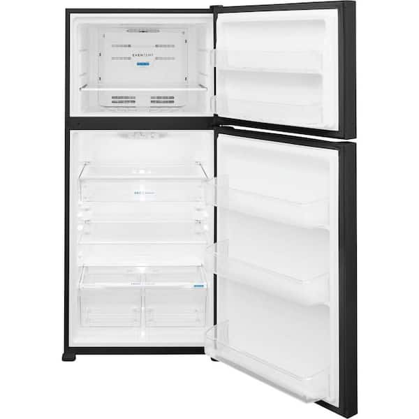 20.0 cu. ft. Top Freezer Refrigerator in Black, Garage Ready