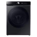 5 cu. ft. Smart High-Efficiency Front Load Washer with Smart Dial and Super Speed in Brushed Black