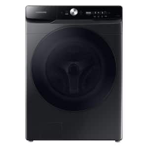 5 cu. ft. Smart High-Efficiency Front Load Washer with Smart Dial and Super Speed in Brushed Black