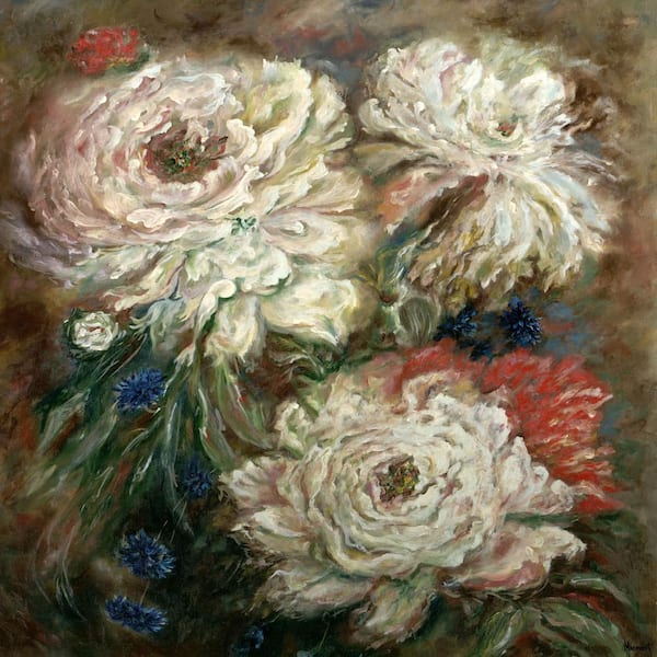 Unbranded "Beautiful Find" by Marmont Hill Unframed Canvas Nature Art Print 18 in. x 18 in.