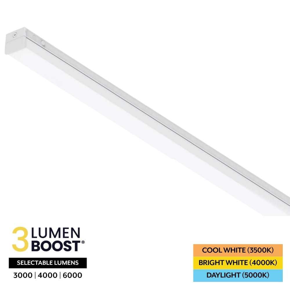 4 ft. Integrated LED White Shop Light, Selectable 3000/4000/6000 Lumens, CCT 3500K 4000K 5000K, 120-277V, SQ price history on PriceWatchPro