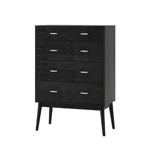 Starla 5-Drawer Black Dresser