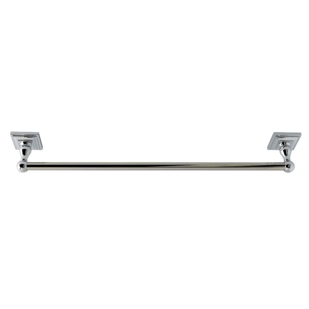 1-Pack Serano 24 in. Wall Mounted Towel Bar in Polished Chrome price history on PriceWatchPro