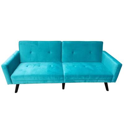 33 In Sofa Beds Living Room Furniture The Home Depot 33 In Sofa Beds Living Room, Modern Tufted Bonded Leather Sleeper Futon Sofa With Nailhead Trim