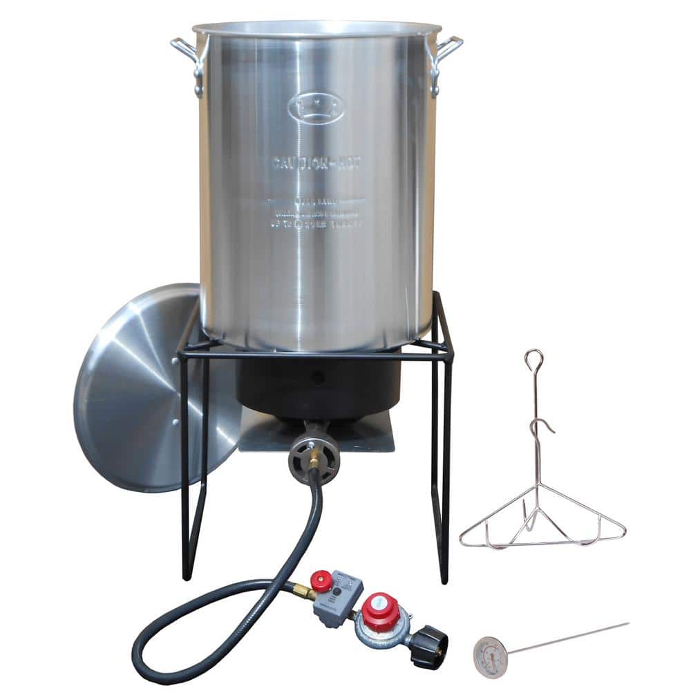 LoCo COOKERS 30-Quart 20-lb. cylinder Electronic Ignition Gas Turkey Fryer  in the Turkey Fryers department at