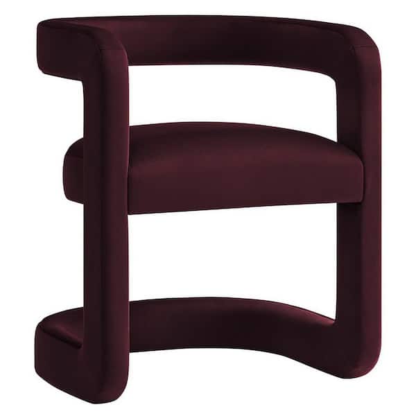 Winslow Stain-Resistant Performance Velvet Dining Chair in Mulberry