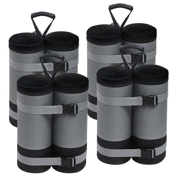 180 lb. Gray Extra Large Canopy Weight Sand Bags without Sand (4-Pack)