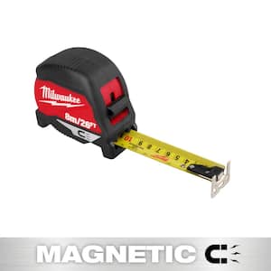 8 m/26 ft. Compact Magnetic Tape Measure
