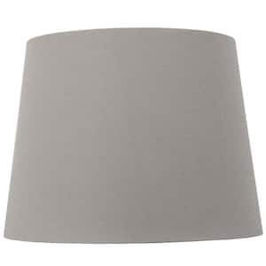 Mix and Match 10 in. Dia x 7.5 in. H Gray Round Accent Shade