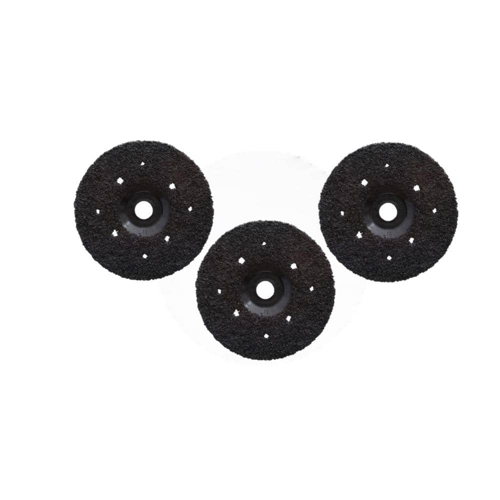 RIDGID 7 in. 16Grit Abrasive Grinding Discs (3Pack) HDAW70 The