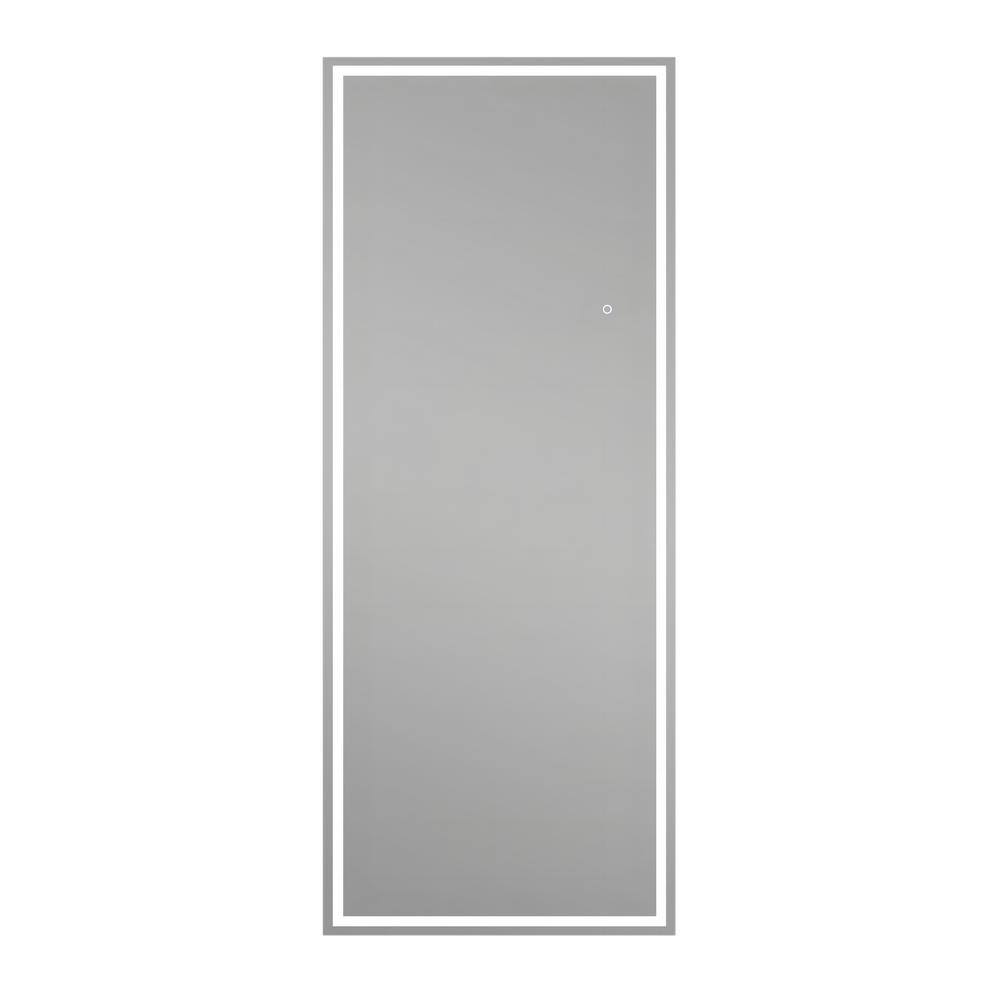 ORGANNICE 32 in. W x 79 in. H Rectangle LED Full Length Mirror with