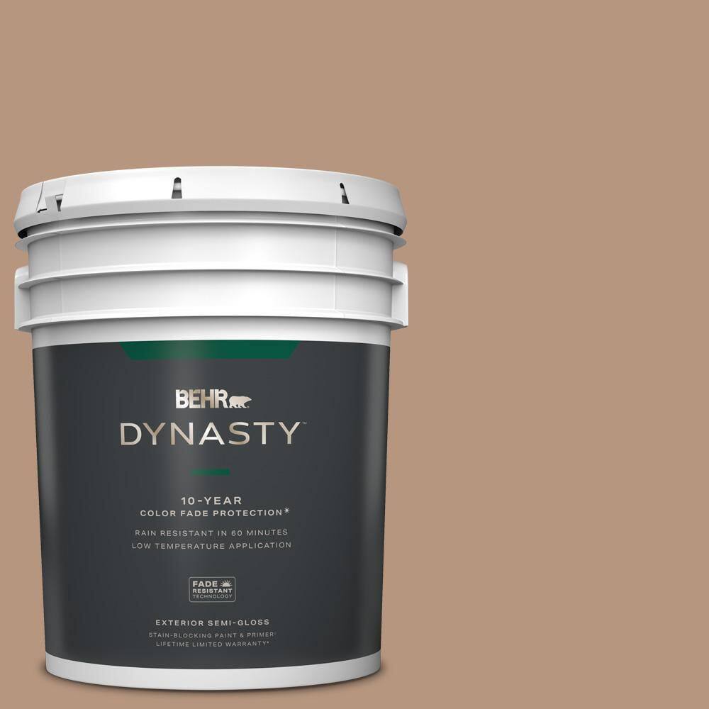 BEHR DYNASTY 5 gal. S2204 Potters Clay SemiGloss Enamel Exterior StainBlocking Paint