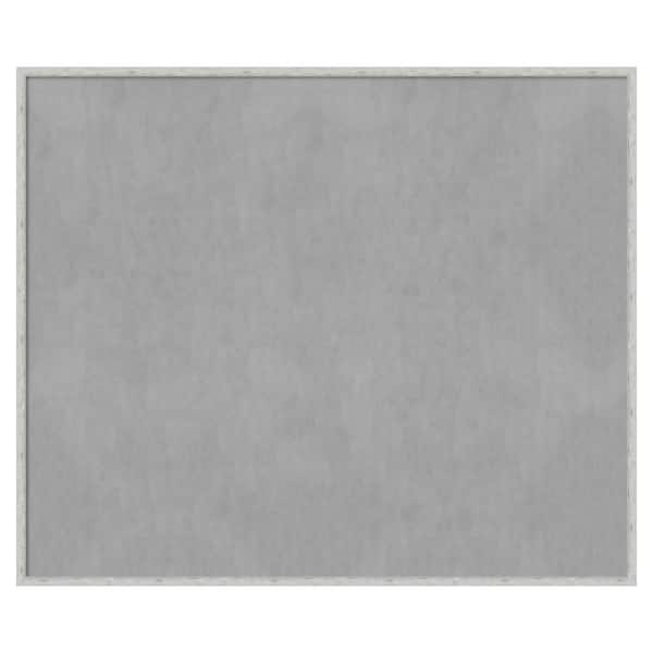 Amanti Art Imprint Silver 49 in. x 41 in Framed Magnetic Board