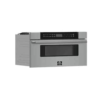 Capoliveri 30 in. Wall Oven and Microwave Combo in Stainless Steel 1.2 cu. ft.