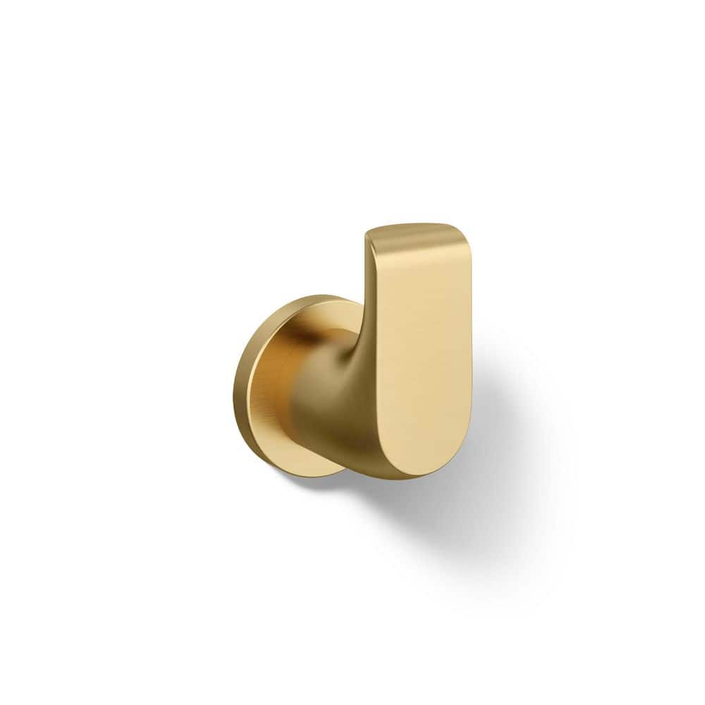 Avid J-Hook Robe Hook in Vibrant Brushed Moderne Brass price history on PriceWatchPro