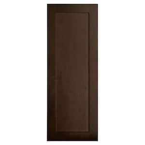 Shaker 11 in. W x 29.75 in. H Wall Cabinet Decorative End Panel in Java